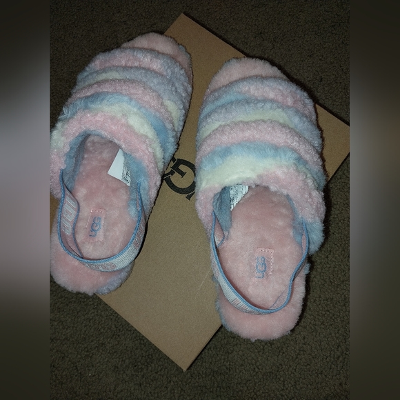 Ugg fluff yeah pride slide slippers cali collage size 8 - Picture 5 of 10